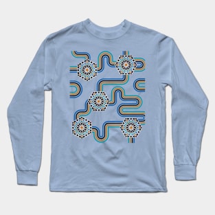 Mozaic Maze - Hexa Jewel Long Sleeve T-Shirt